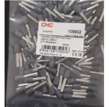 Terminal Ferrul 2.5mm O 14 Awg Gris 100 Unidades