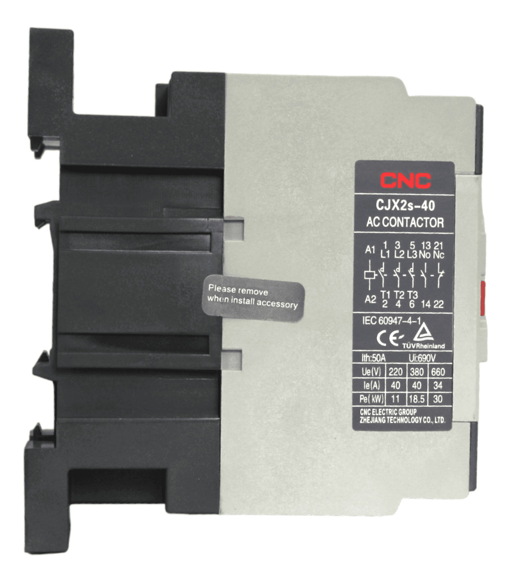 Contactor 40a -220v, 1no+1nc, 40amp, Contactor Trifásico