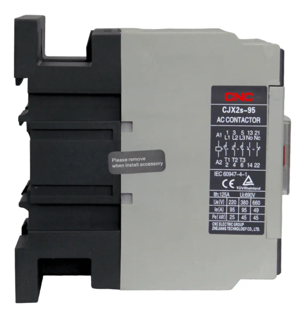 Contactor Cjx2s 95a Bobina 220v 1no 1nc