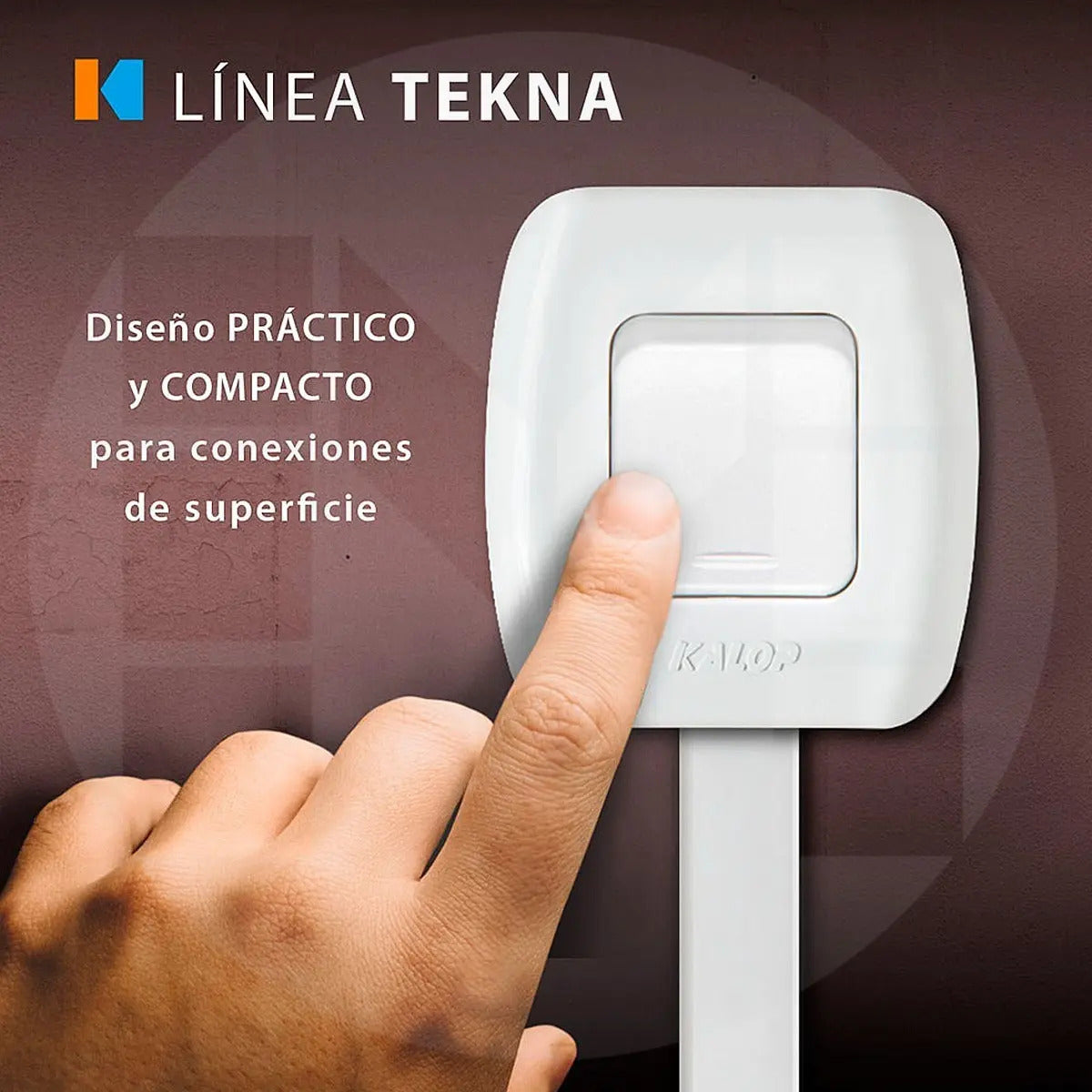 Interruptor Escalera Kalop 9/24 Sobrepuesto Sec Escaleras
