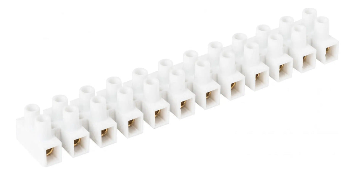 Regleta De Conexión Pvc 25mm2 - 60amper Pack 2 Unidades