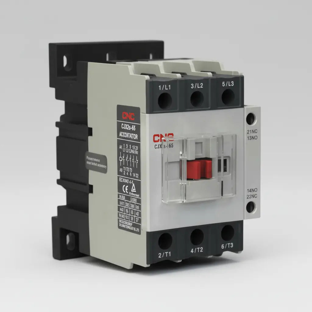 Contactor Trifasico 65a 1no+1nc Bobina 220v Cnc - Cjx2s