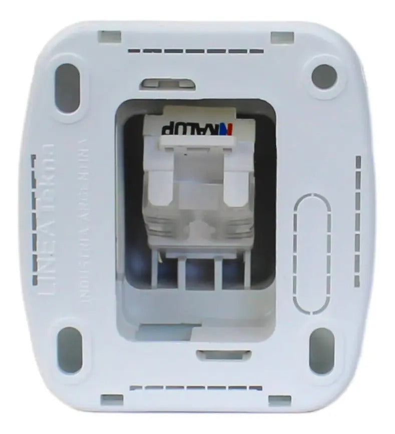 Casquete Toma Computacion Rj45 Cat6 Tekna Blanco Kalop