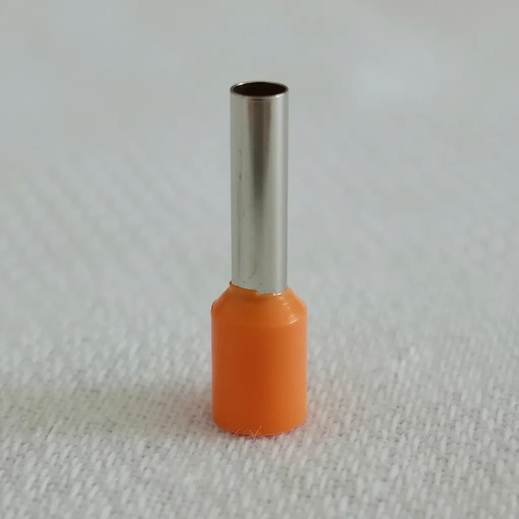 Ferrul 12awg 4mm Naranjo Por 100 Unidades