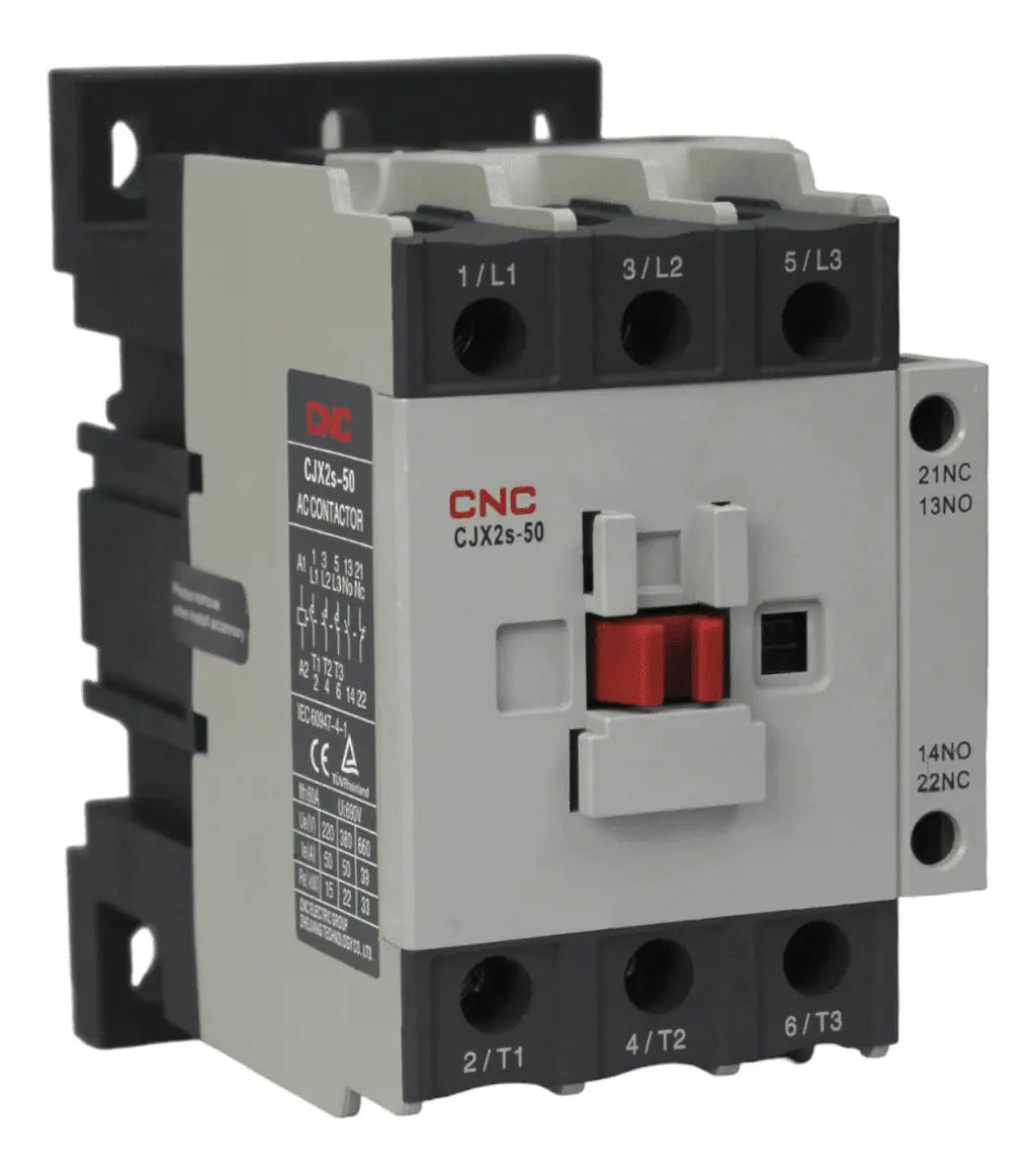 Contactor Trifasico Cjx2s 50a Bobina 220v 1no 1nc