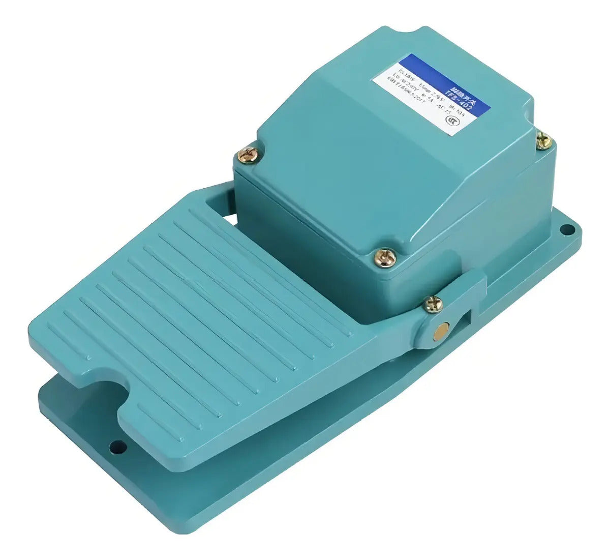 Interruptor De Pie Zoyde Pedalera Metálica 5a Celeste