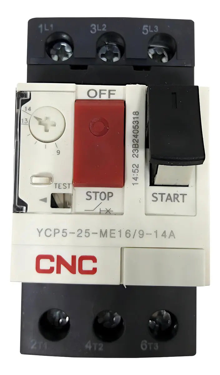 Disyuntor De Motor Cnc Ycp5-25-me16 9-14a