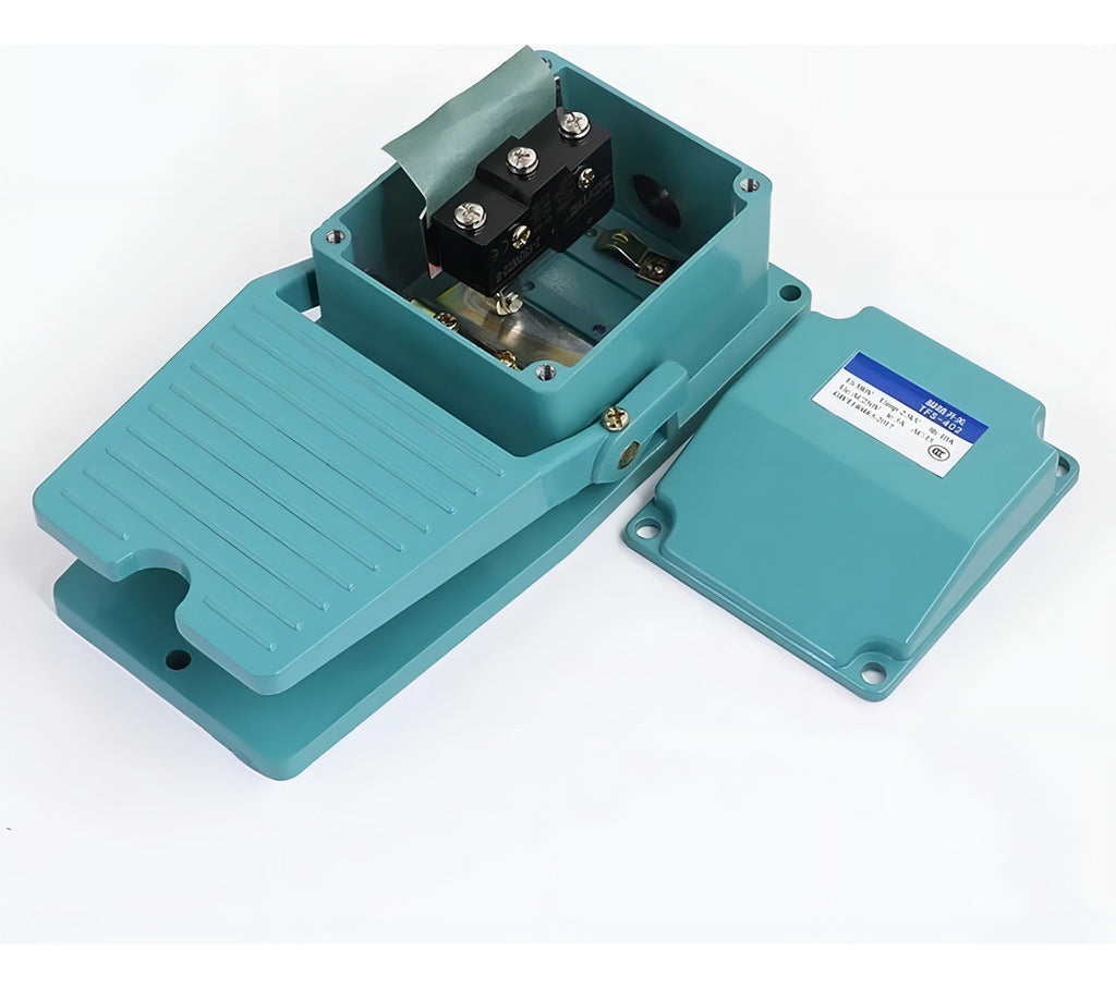 Interruptor De Pie Zoyde Pedalera Metálica 5a Celeste