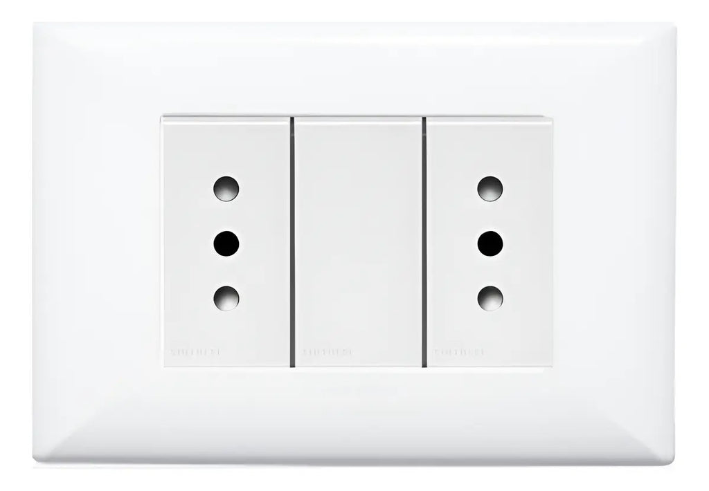 Enchufe Tomacorriente Duplex Blanco 10a Sinthesi