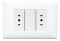 Enchufe Tomacorriente Duplex Blanco 10a Sinthesi