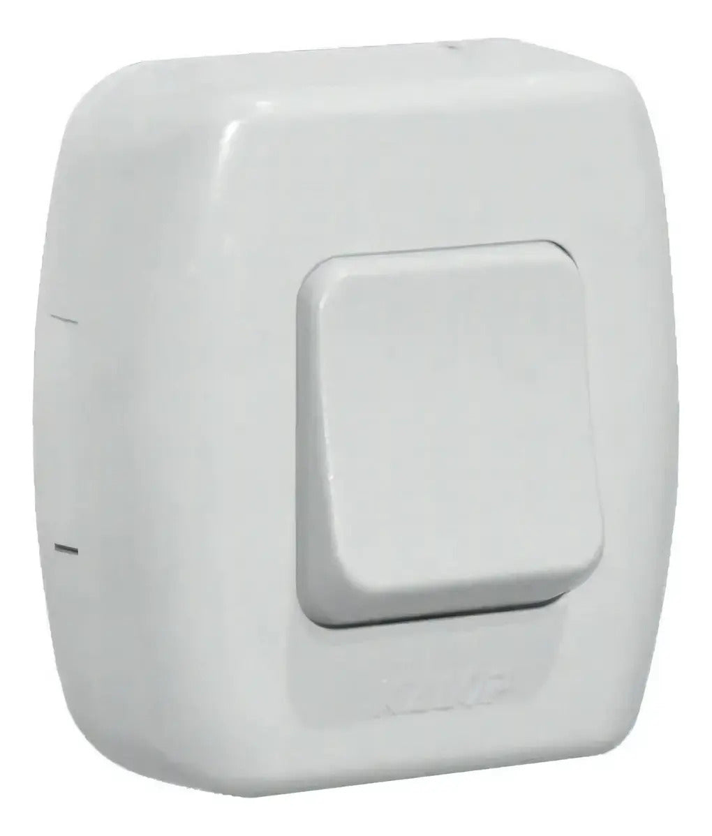 Casquete Interruptor Simple 9/12 10a 250v Tekna Blanco Kalop