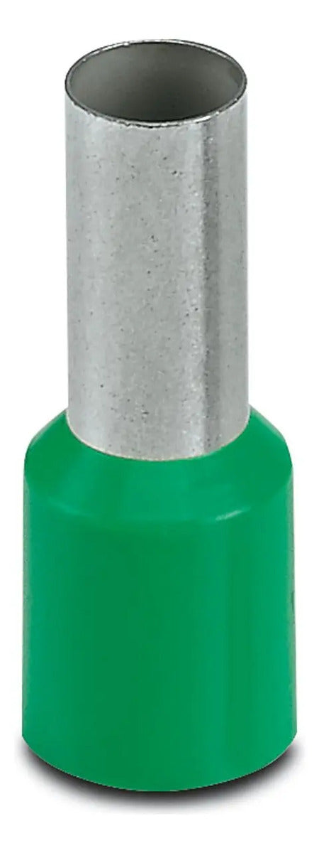 Terminal Ferrul 10 Awg 6mm2 (100 Unidades) Verde