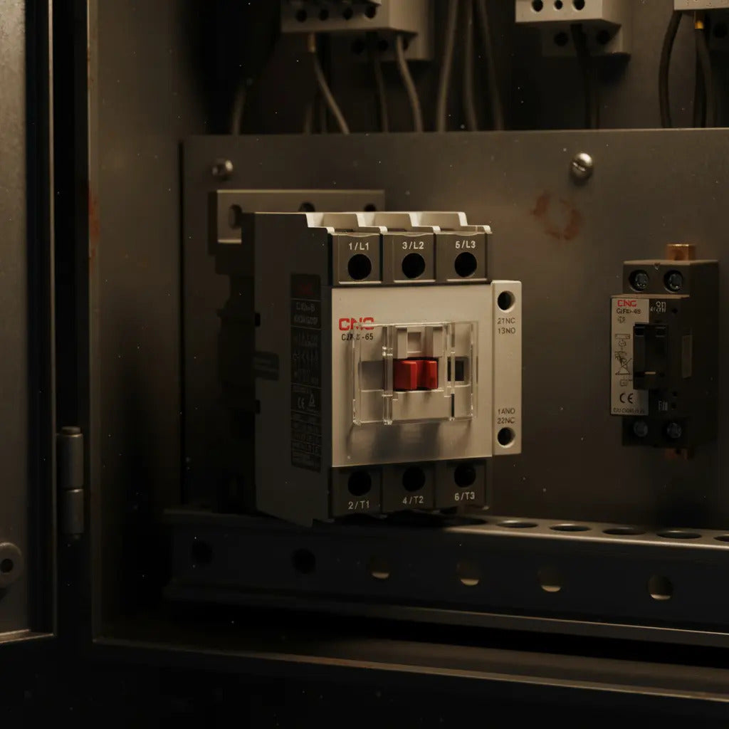 Contactor Trifasico 65a 1no+1nc Bobina 220v Cnc - Cjx2s