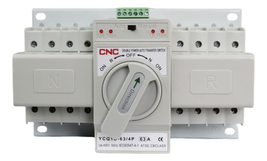 Switch De Transferencia Automática Ats Tetrapolar 4p 63a Cnc