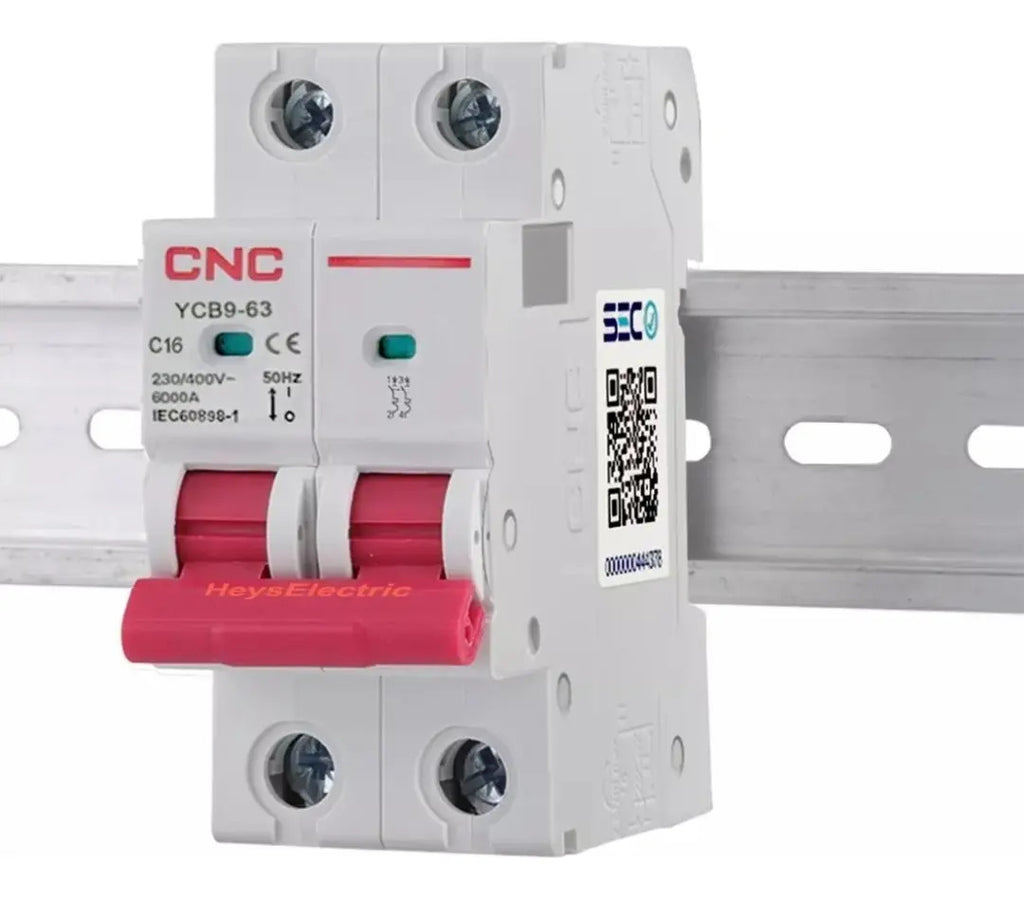Interruptor Automatico Bipolar 2x25a 6k Curva C Cnc