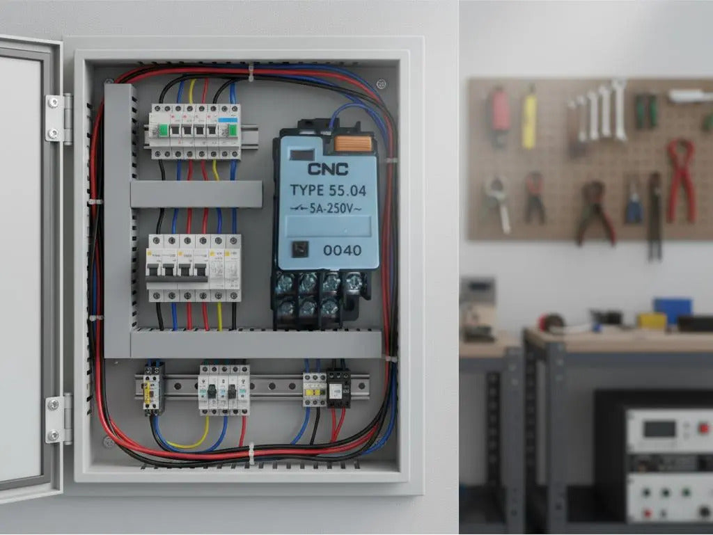 Rele 220 Vac Con Base, 14 Pines, 4no + 4nc. 5a