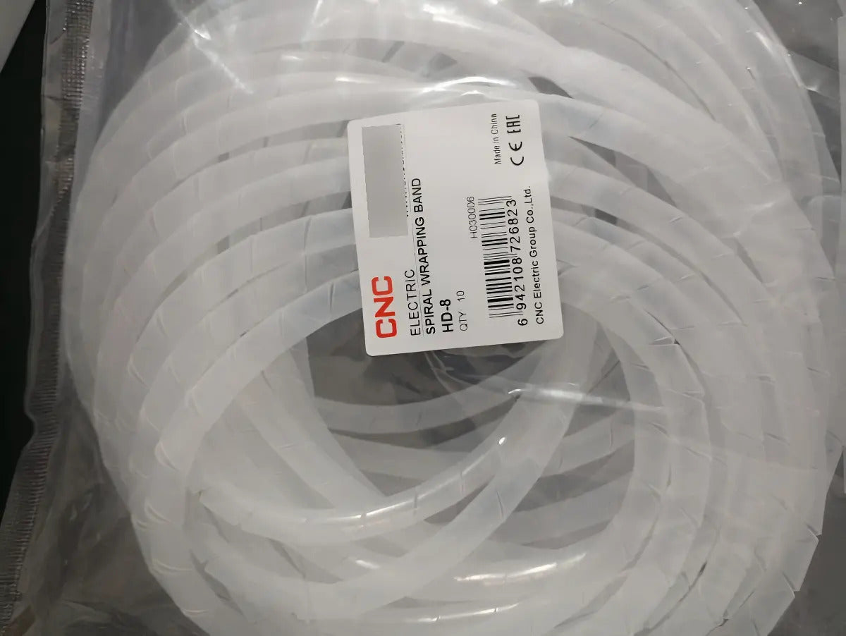 Funda Espiral 8mm Organizador De Cables 10 Metros
