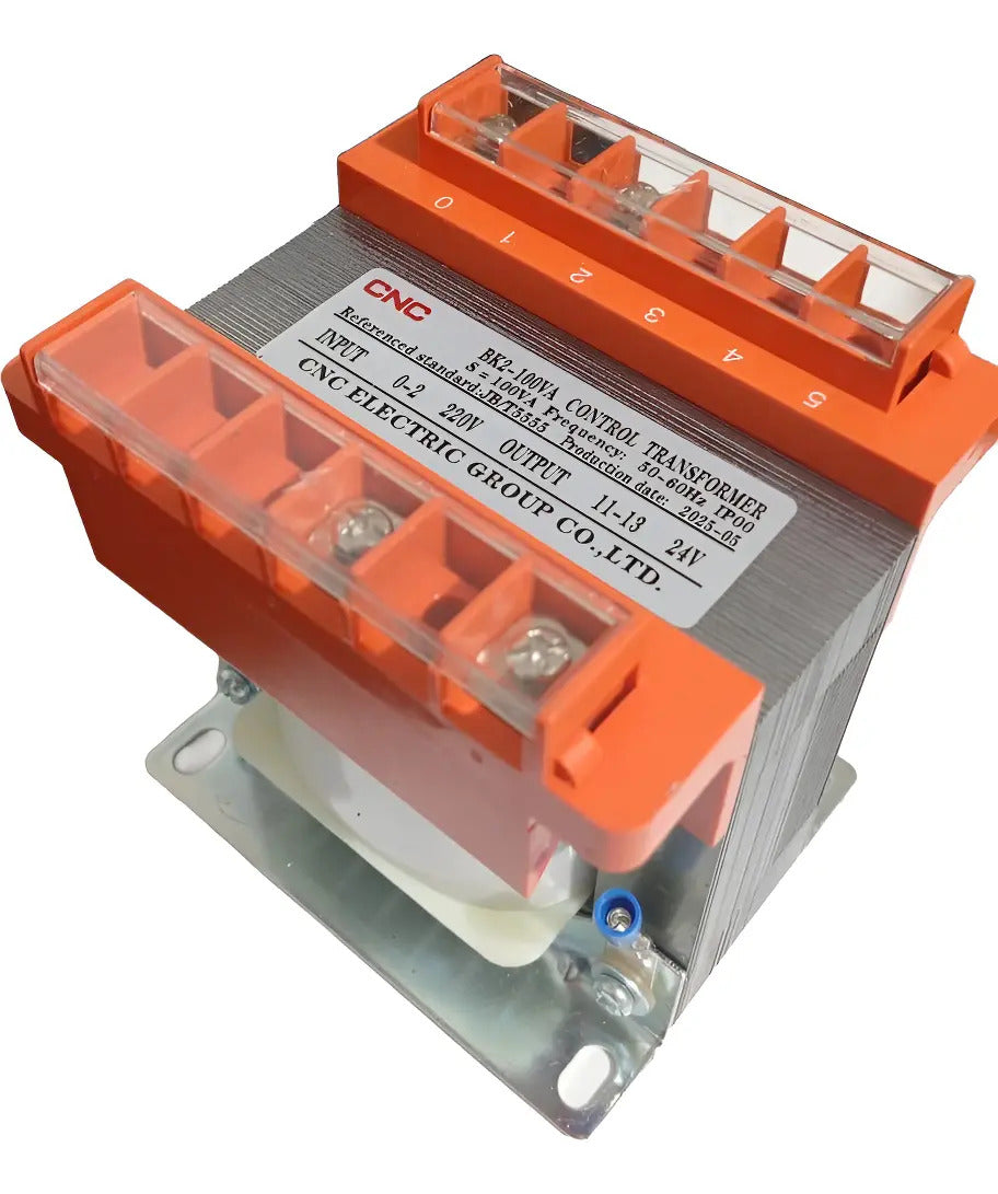 Transformador De Control Prim. 220vac ,sec. 24vac 50hz 100va Naranja