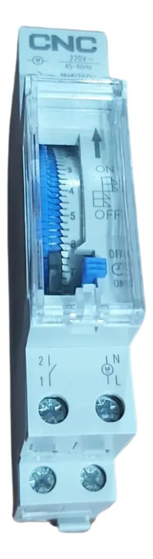 Rele Temporizador Modular Analogo 16a 220v 15min-24hrs