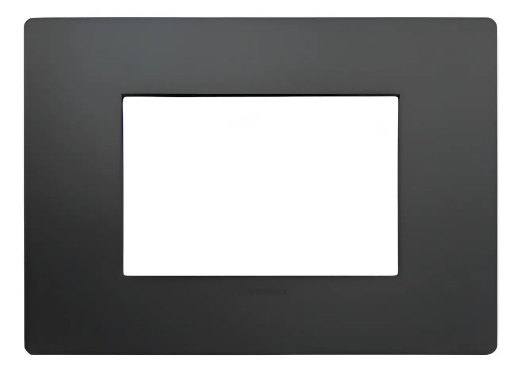 Tomacorriente Triple 10a Embutido Noir Sinthesi
