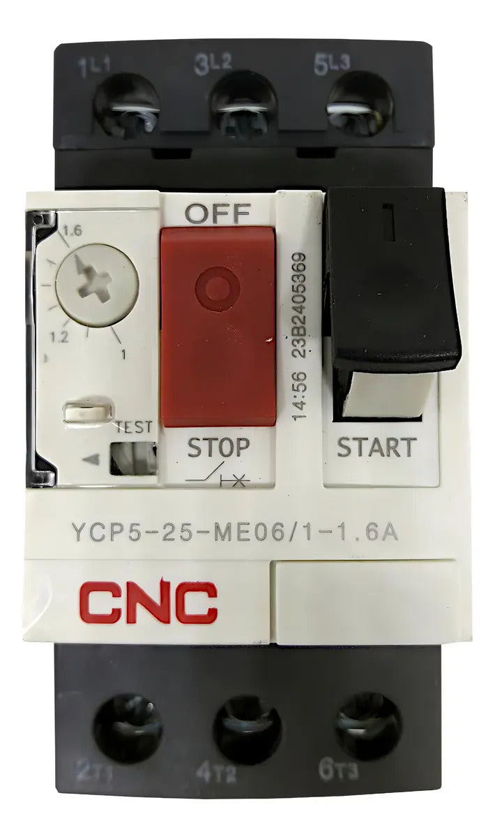 Guardamotor Disyuntor 1-1.6a 3p Cnc Trifasico Regulable 50hz