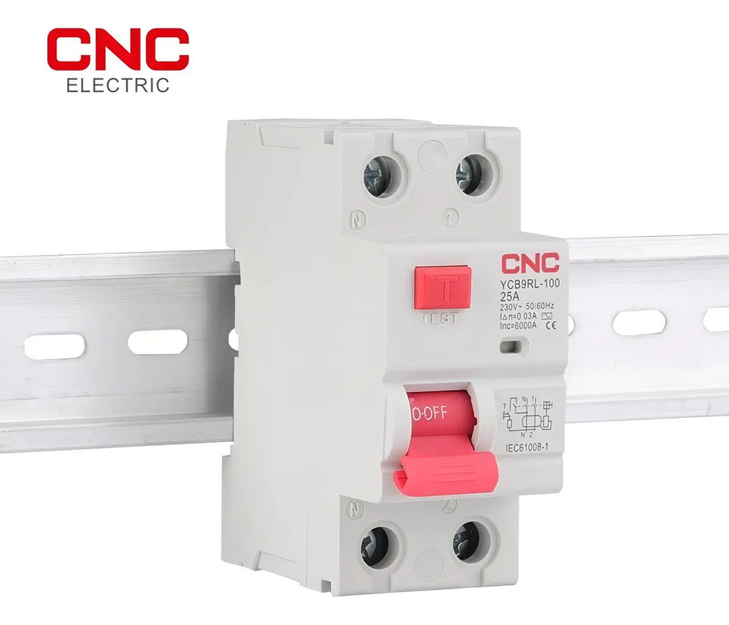 Interruptor Diferencial 25a 2 Polos 30ma Cnc Tensión 400v Riel Din