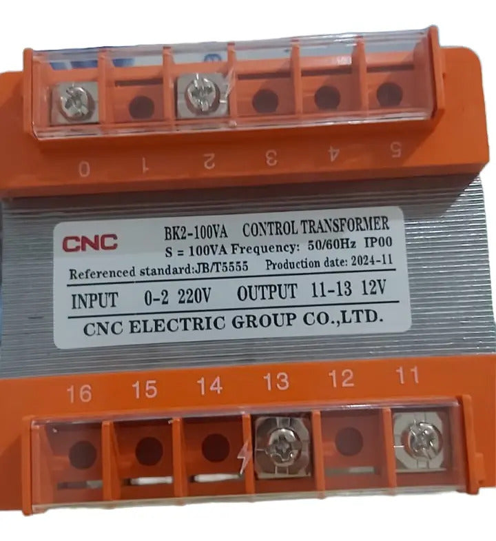 Transformador De Control 220vac A 12vac 100va