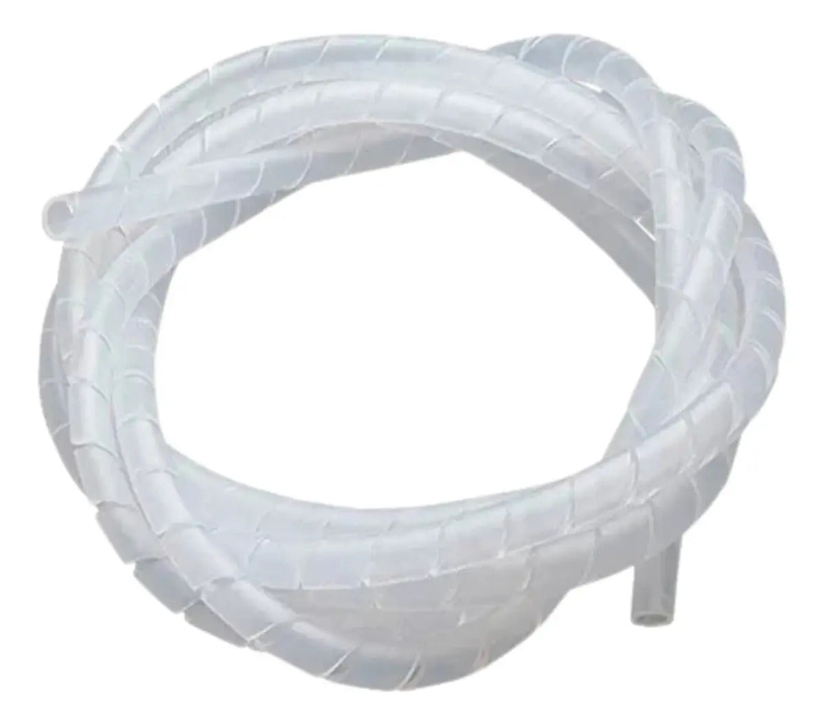 Funda Espiral Ordena Cable Plástica Blanca 10mm 10mts Blanco
