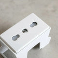 Enchufe Bipaso 10/16a Riel Din Con Soporte Sec Blanco