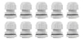 Prensa Estopa Cnc Pg-16 Pack 10 Unidades 10-14mm Ip67 Plástico Blanco