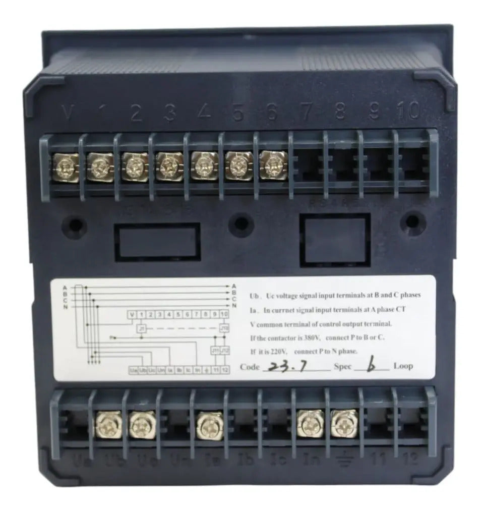 Controlador Factor De Potencia 6 Pasos Jkw5c-6 380v Cnc