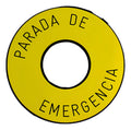 Rotulo Lamicoide Adhesivo Parada De Emergencia Para 22mm