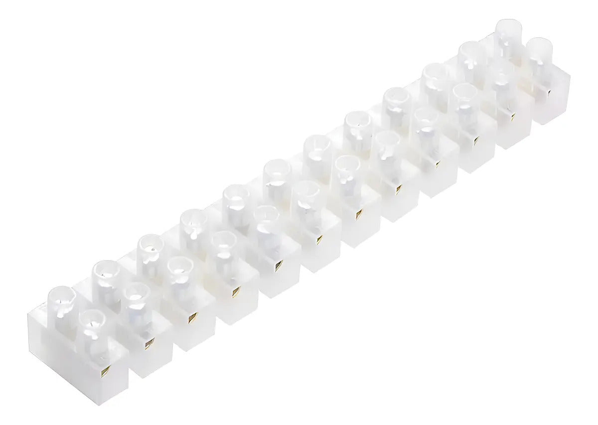 Regleta De Conexión Pvc 14mm2 - 20amper Pack 2 Unidades