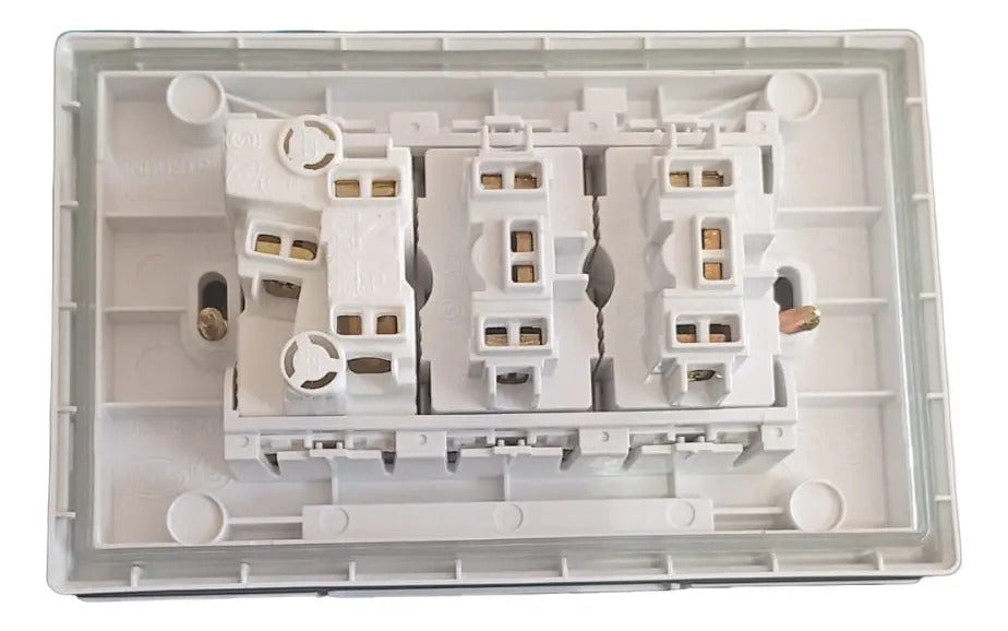 Tomacorriente Doble 16a + Int 9/12 Exterior Ip55 Hidrobox