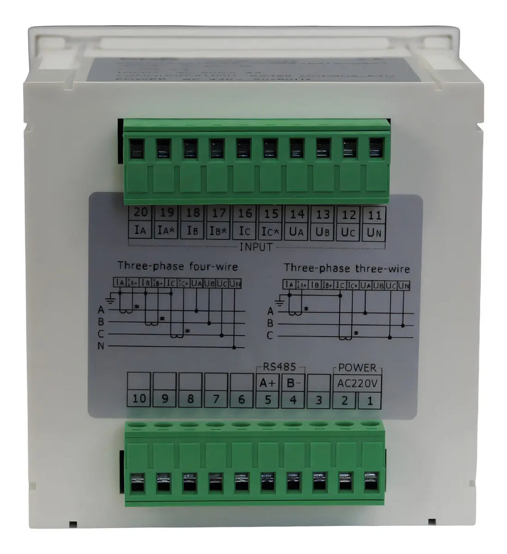 Analizador De Red Eléctrica Lcd Con Medidor De Energía Para Rs485