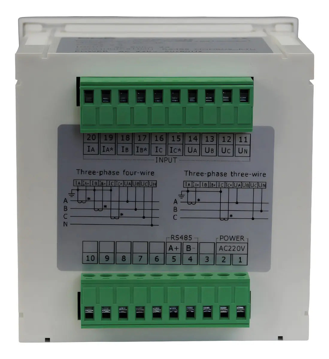 Analizador De Red Eléctrica Lcd Con Medidor De Energía Para Rs485