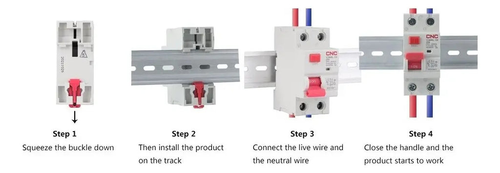 Interruptor Diferencial 25a 2 Polos 30ma Cnc Tensión 400v Riel Din