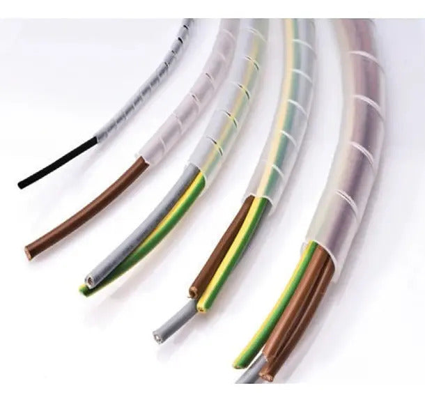 Funda Espiral 8mm Organizador De Cables 10 Metros