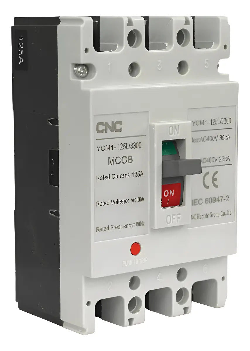 Interruptor Automatico Caja Moldeado Trifasico 3x125a 35ka