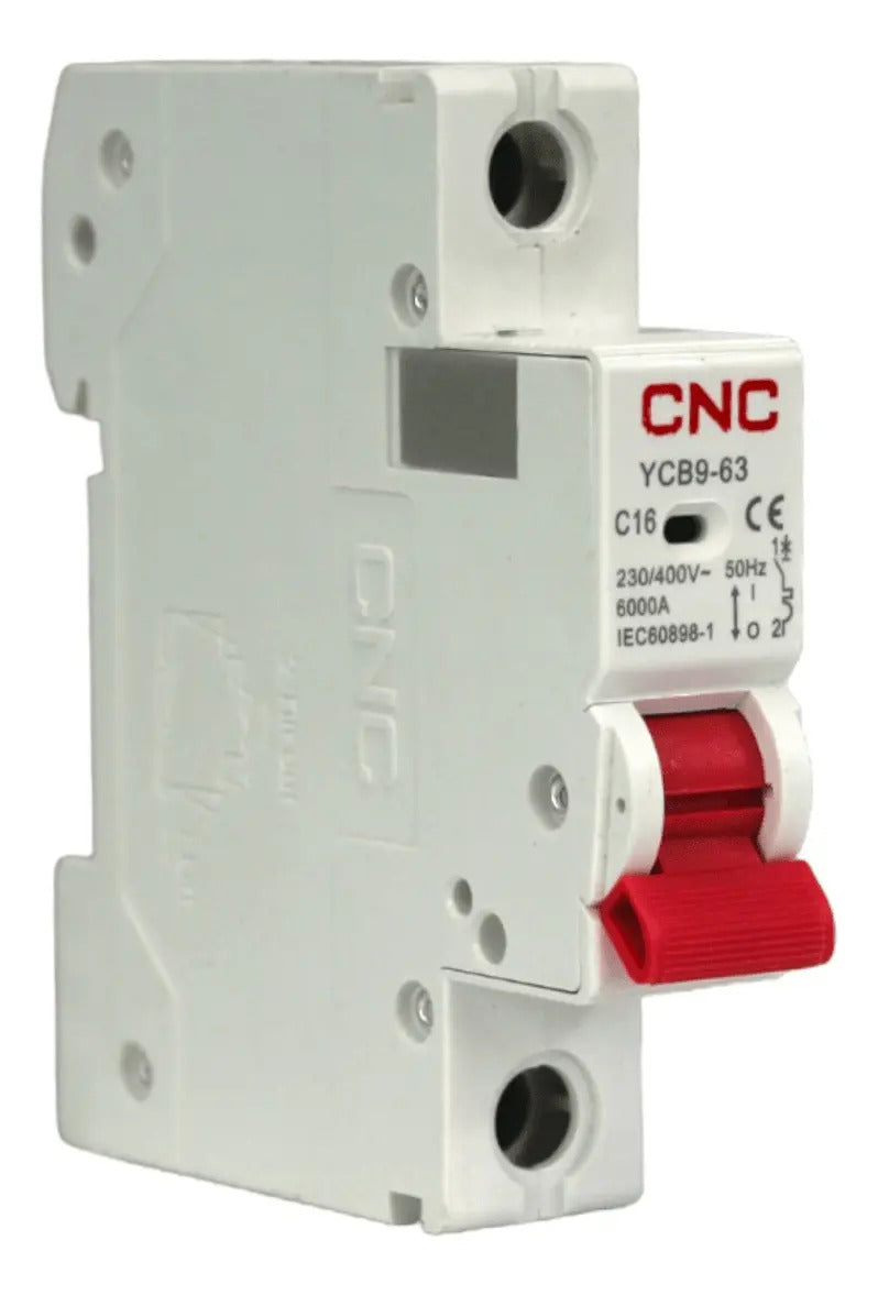 Automatico Monofasico 1x16a 6ka C Riel Din
