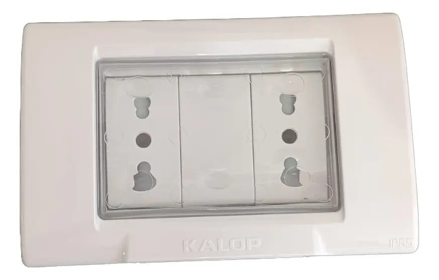 Tomacorriente Embutido Doble 16a Exterior Ip55 250v S.e.c