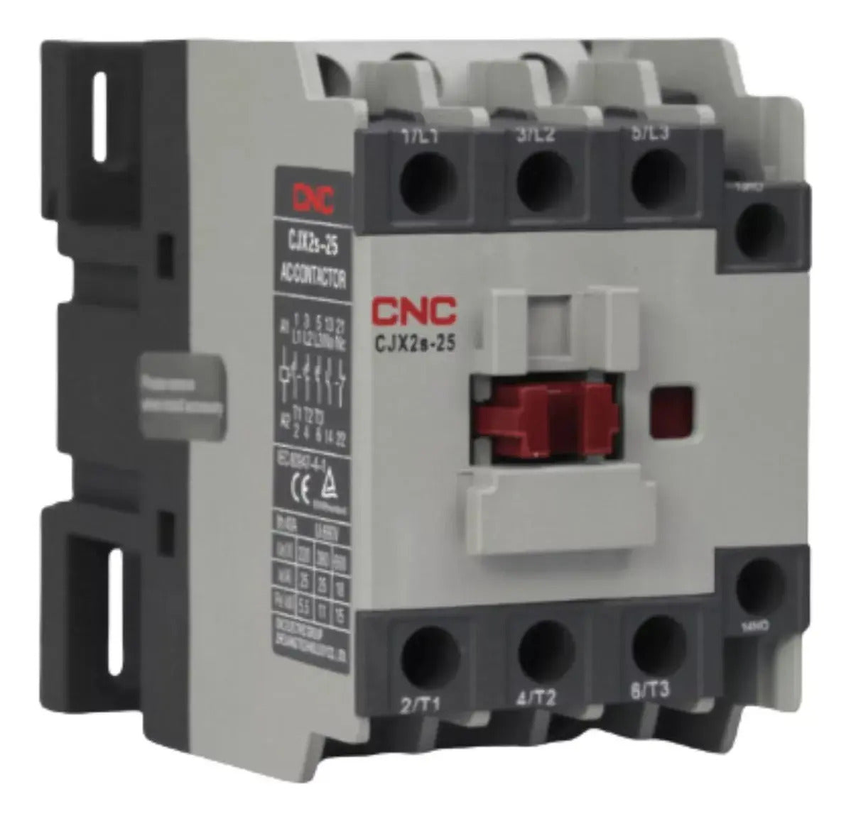 Contactor Trifasico 25a 1no+1nc Bobina 220v Cnc - Cjx2s