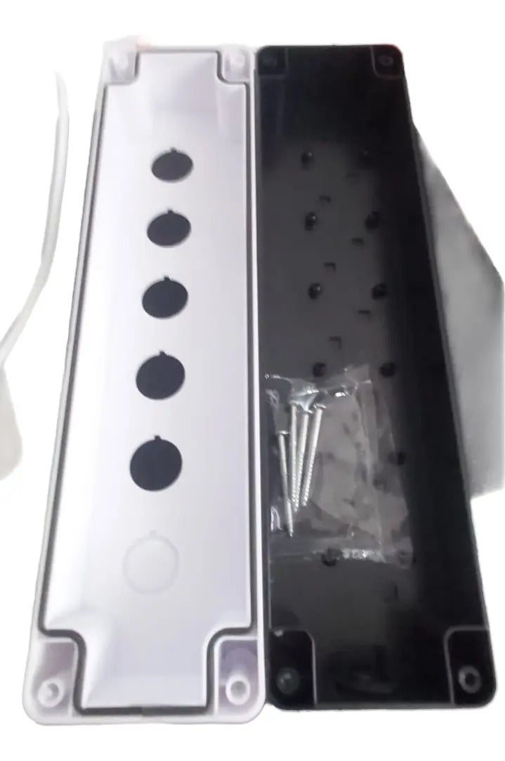 Caja Pvc Botonera Cinco Perforaciones 22mm Para Control
