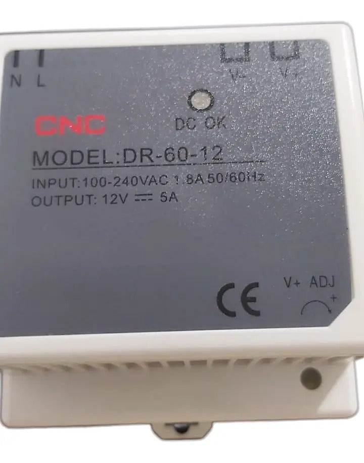 Fuente De Poder A Riel Din 60w 12vdc 5a