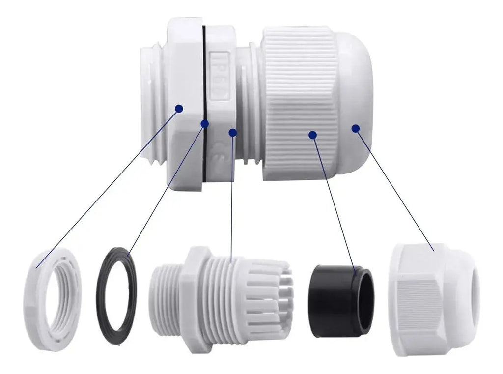 Prensa Estopa Pg-9 Pack 10 Unidades (4mm-8mm) Ip67 Cnc