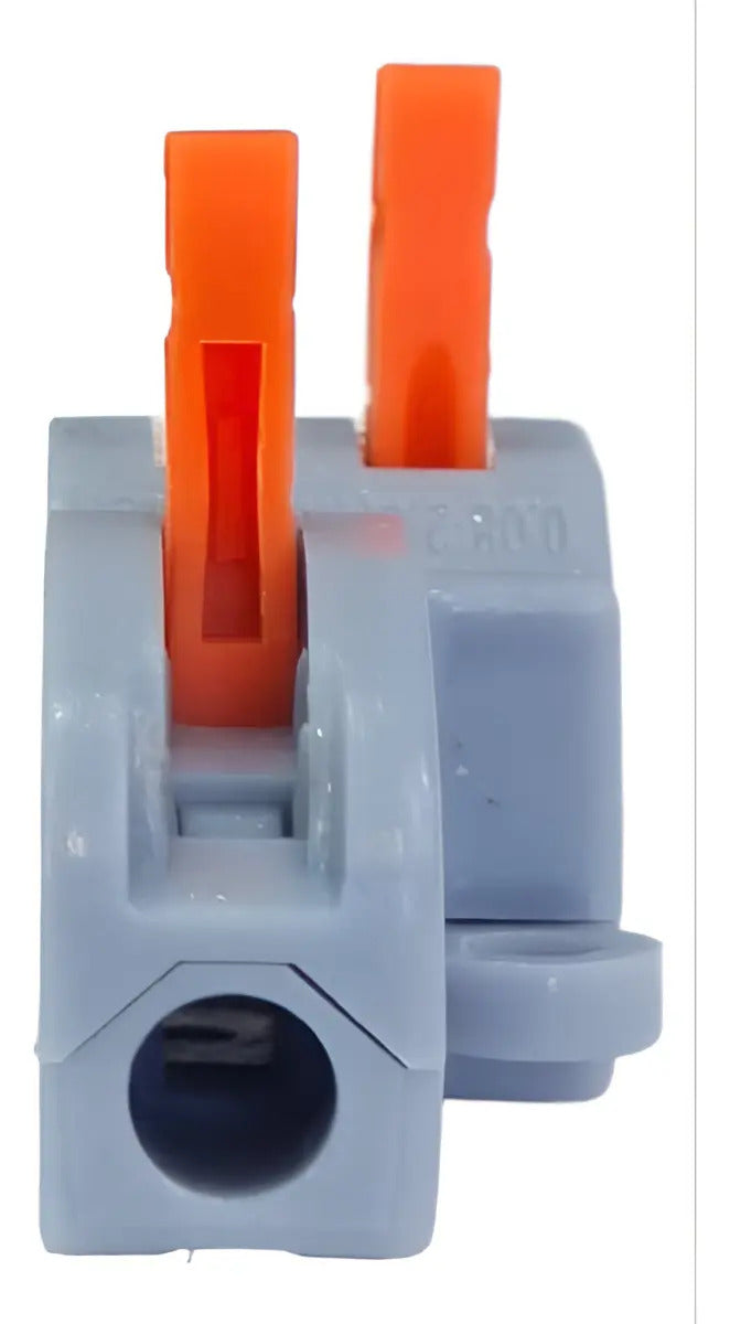 Conector Rapido Tipo Wago 2 A 1 Cable 0.8-4mm2 32a  Pack 10u