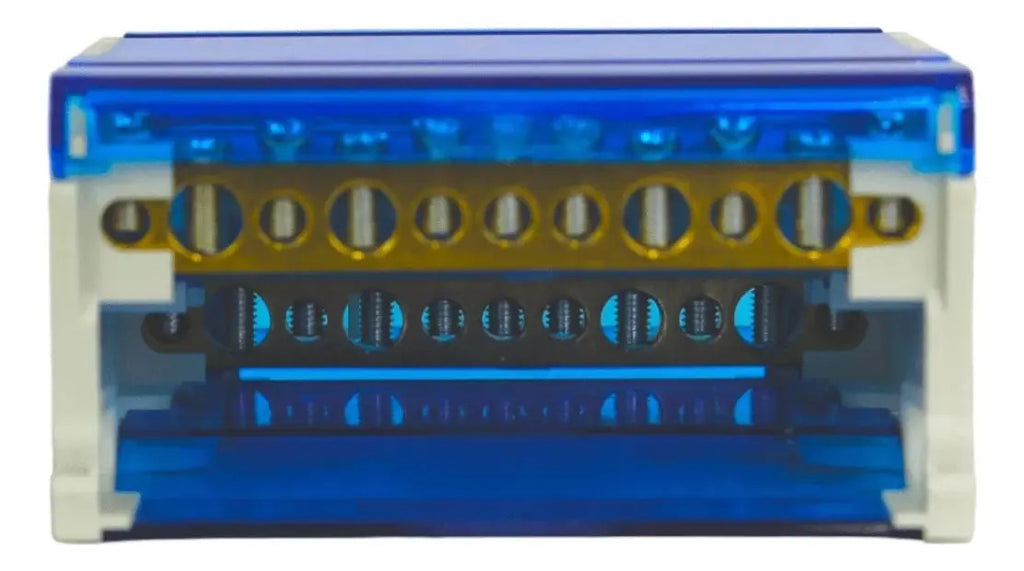 Repartidor Tetrapolar 125a 11 Conexiones 4x11 Barra Aislada