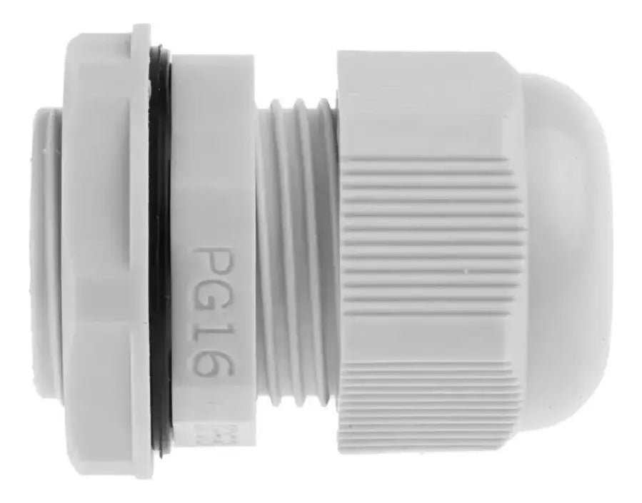 Prensa Estopa Cnc Pg-16 Pack 10 Unidades 10-14mm Ip67 Plástico Blanco