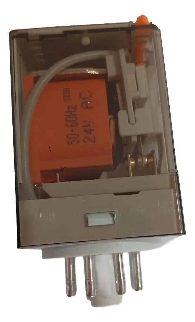 Rele Octal 8 Pines Bobina 24v Con Base