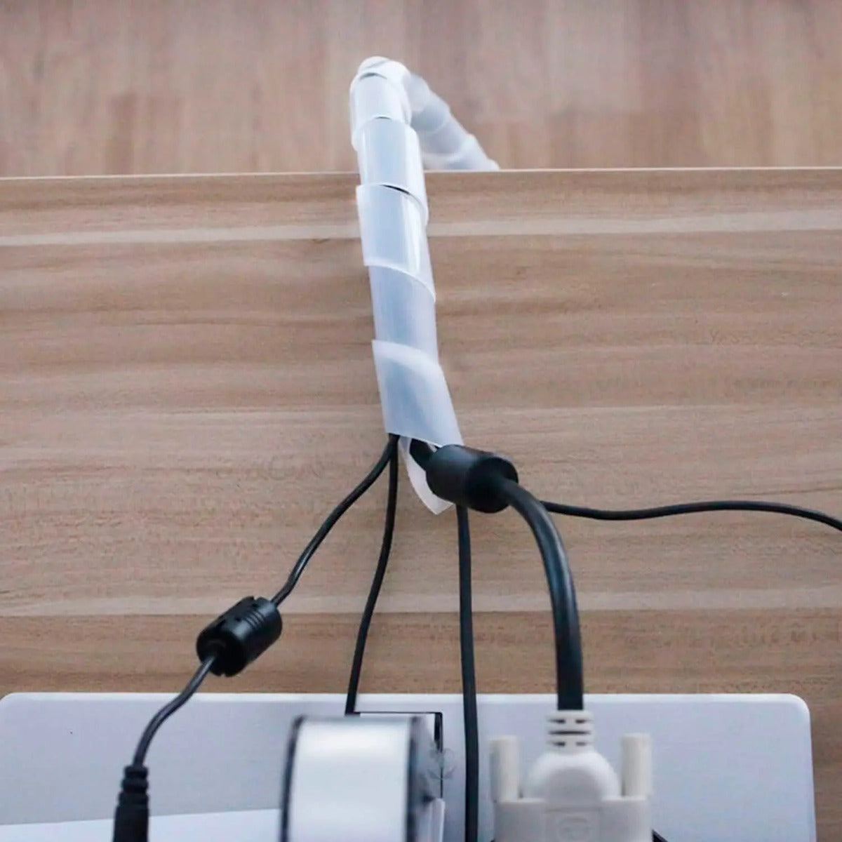 Funda Espiral 10mm Organizador De Cables Por 10 Metros